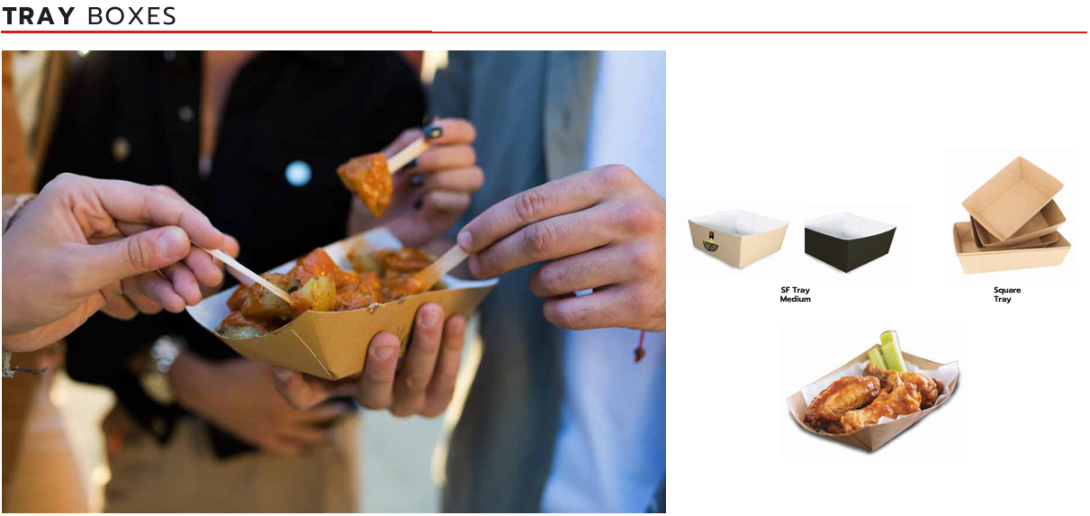 tray boxes
